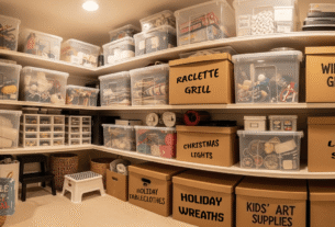 raclette in storage