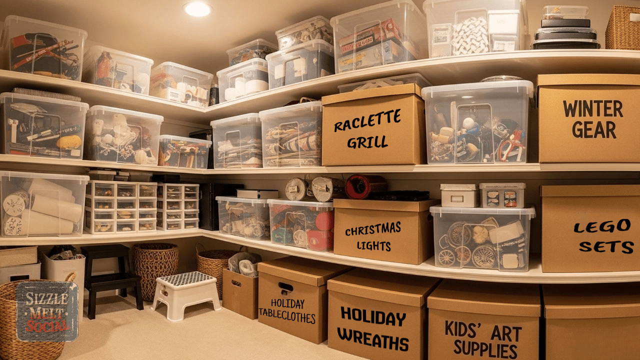 raclette in storage